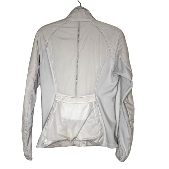 Lululemon Run For Cold Jacket- White Primaloft Lightweight Winter Jacket - Picture 11 of 14